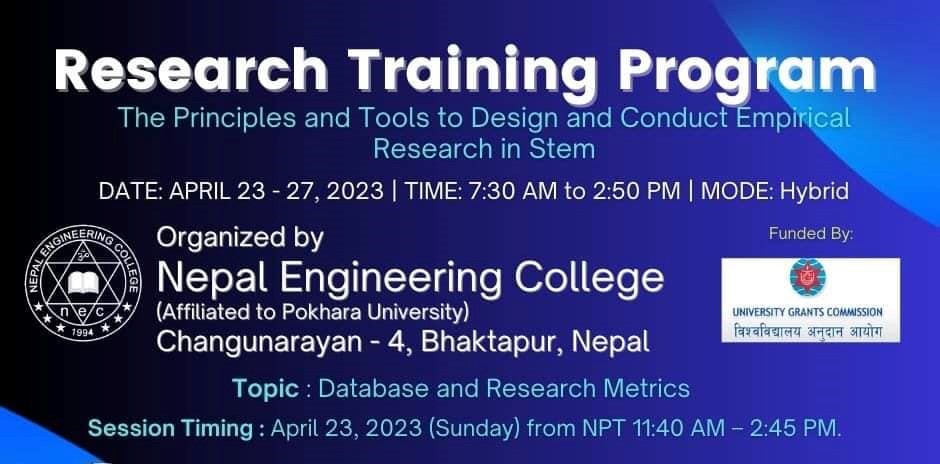 NEC started five-day research training program