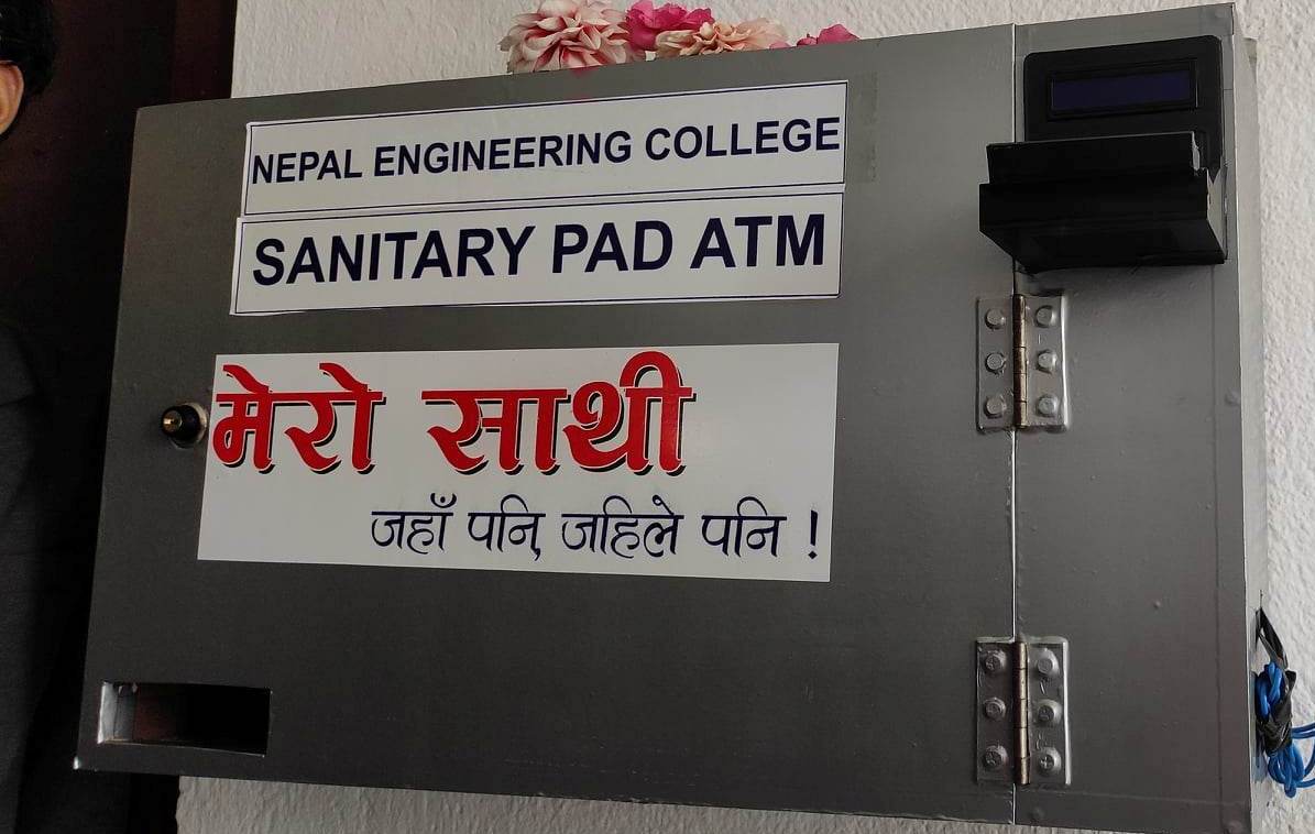 नेकमा सेनिटरी प्याड भेंडिङ मेसिन स्थापित