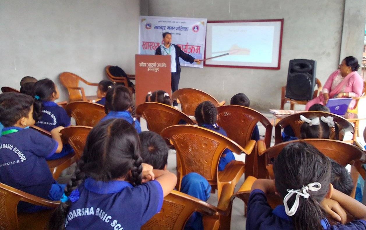 भीम आदर्शमा स्वास्थ्य सम्बन्धी अभिमुखीकरण