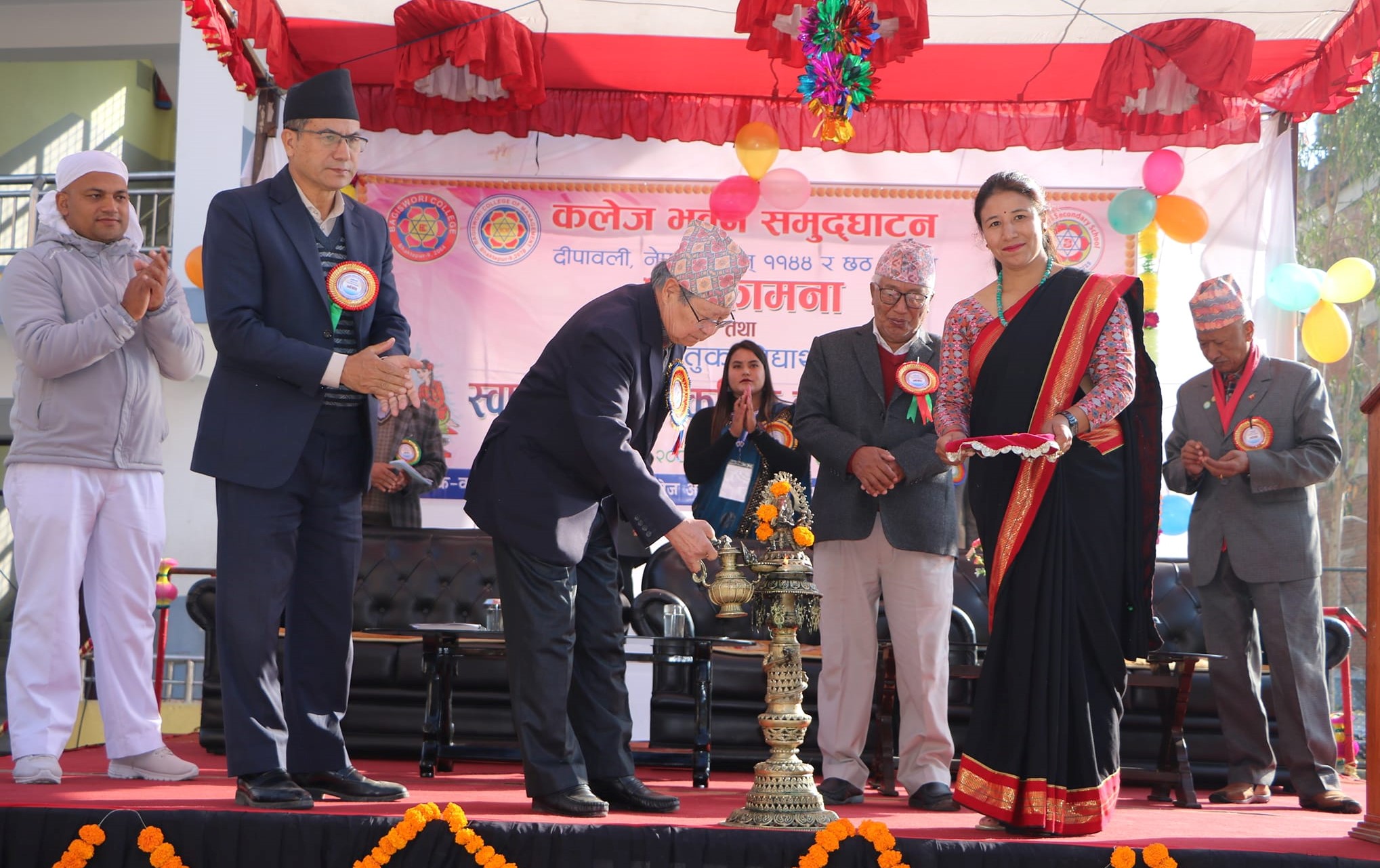 बागिश्वरी कलेजको नयाँ भवन उद्घाटन