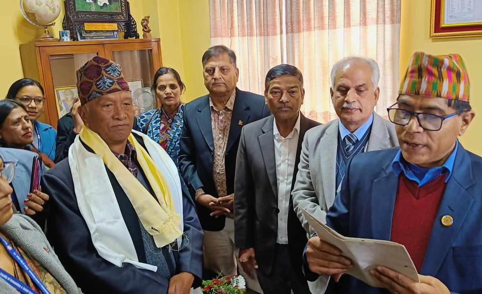 त्रिविका नवनियुक्त उपकुलपतिद्वारा पदभार ग्रहण