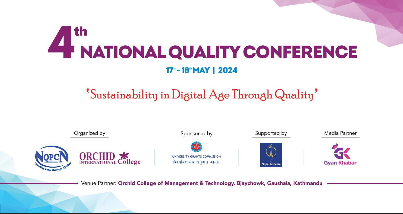 NQPCN organizing 4th National Quality Conference