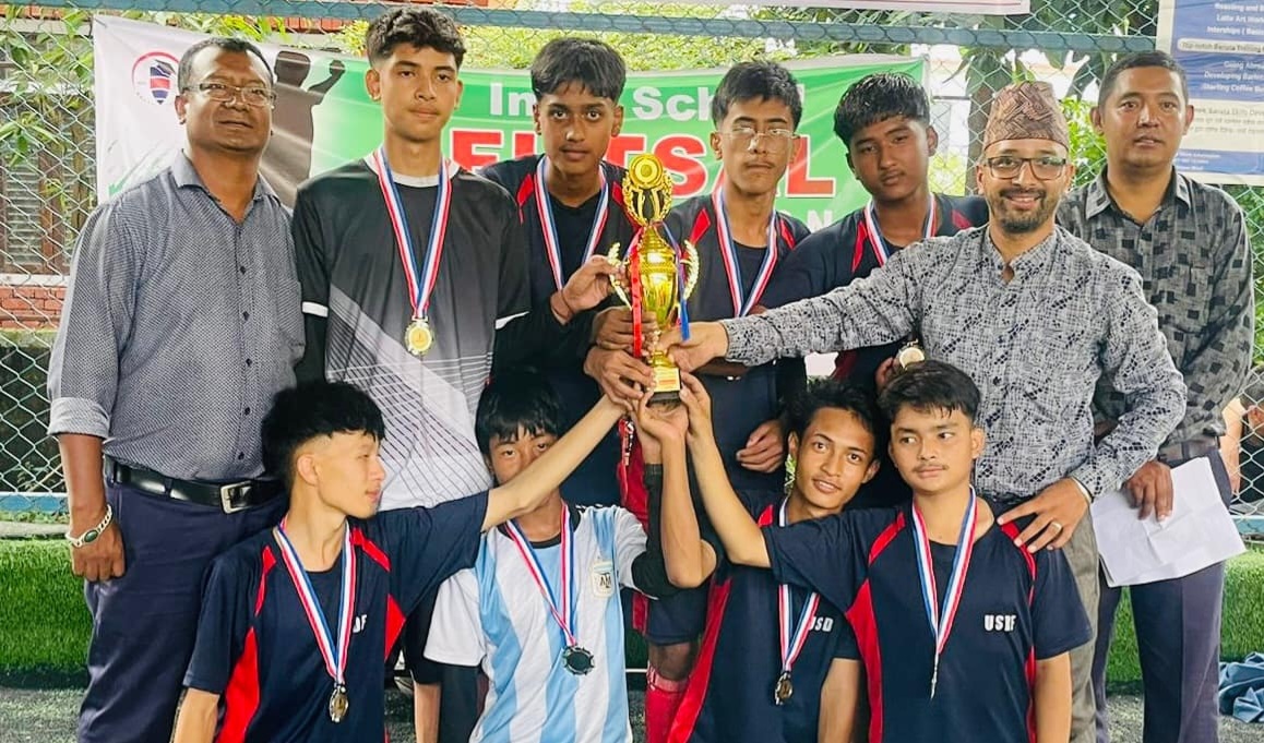 संयुक्त विद्यालय विकास मन्च (USDF) फुटसलमा एसएस सदन विजेता