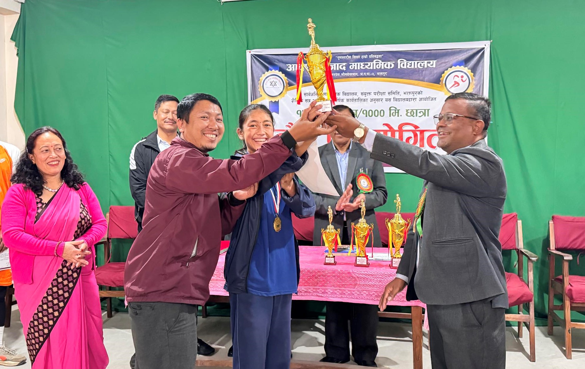 आदर्श आजाद माविको आयोजनामा दौड प्रतियोगिता
