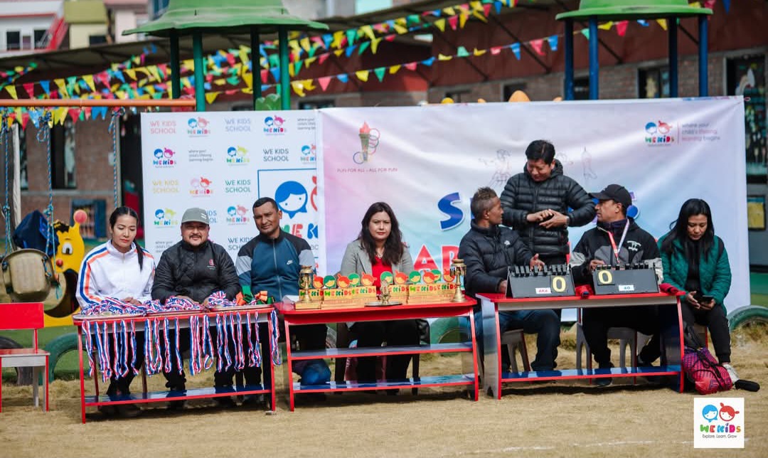 वी किड्स स्कूलद्वारा आयोजित पाचौं स्पोट्स कार्निभल २०८१ शुक्रबार सम्पन्न