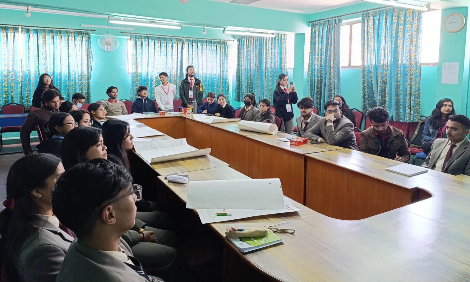 Business Canvas and Lean Model Workshop continued at Peoples Campus