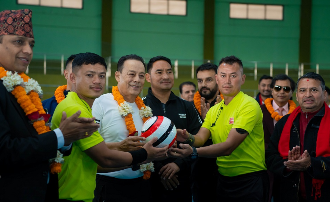 हिसान गण्डकी फुटसल प्रतियोगिता शुरु, कास्की च्याम्पियन गुरुकुलको विजयी शुरुवात