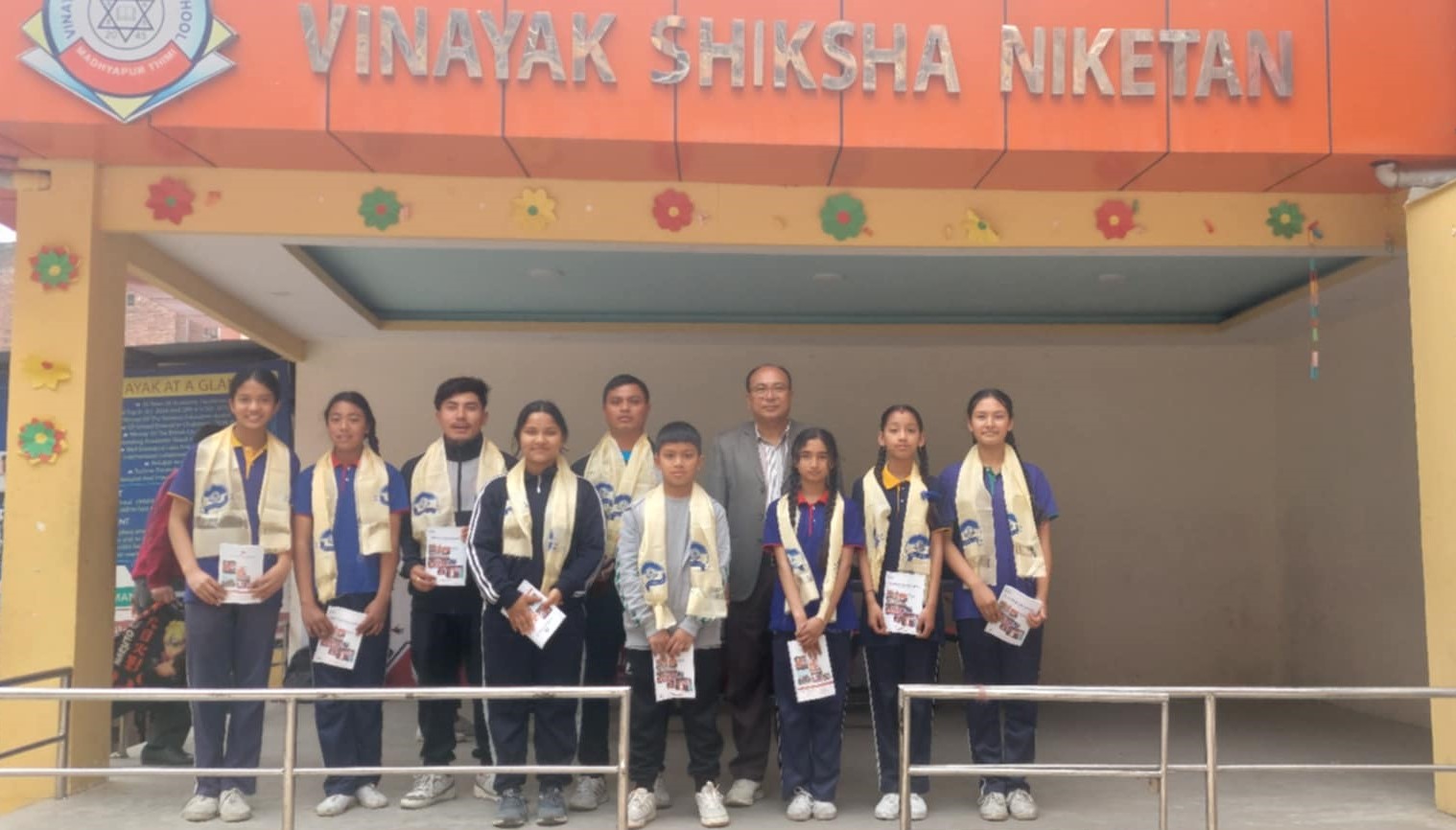 विनायकका जिम्न्यास्टहरूलाई अन्तरनगरपालिका प्रतियोगिताको लागि भव्य विदाई