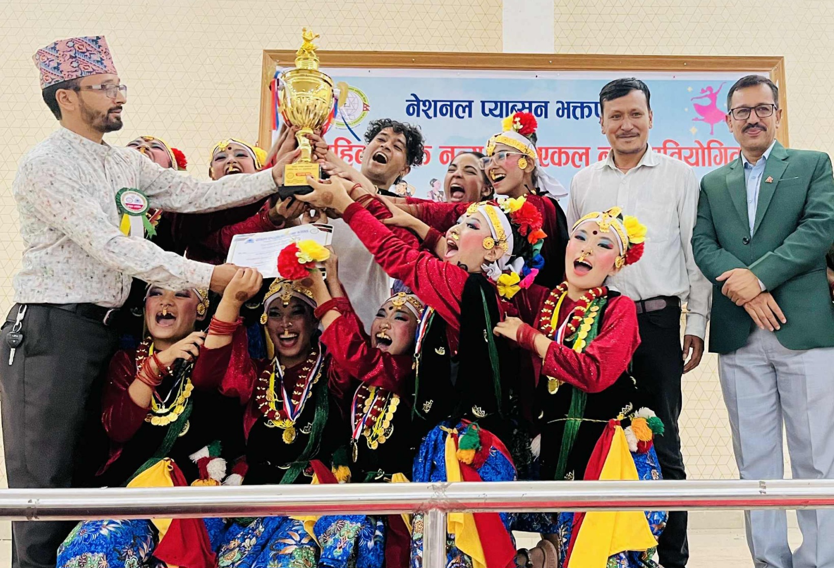 क्वालिटी स्कुलको आयोजनामा नेसनल प्याव्सन भक्तपुरको लोकनृत्य प्रतियोगिता सम्पन्न