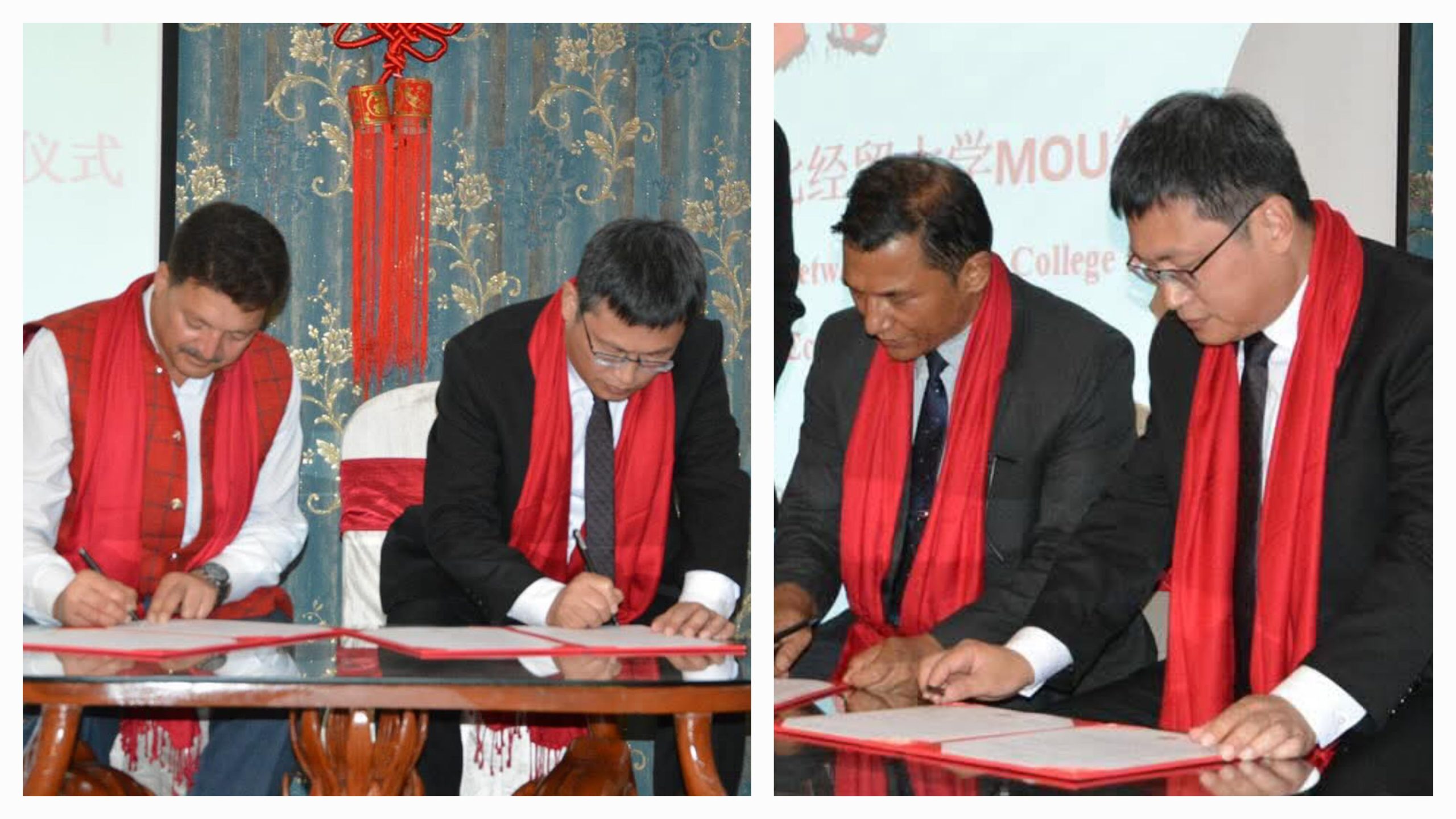 ख्वप र युनिभर्सल मोडर्न कलेज तथा चीनको हेबेई विश्वविद्यालयबीच ऐतिहासिक शैक्षिक सम्झौता