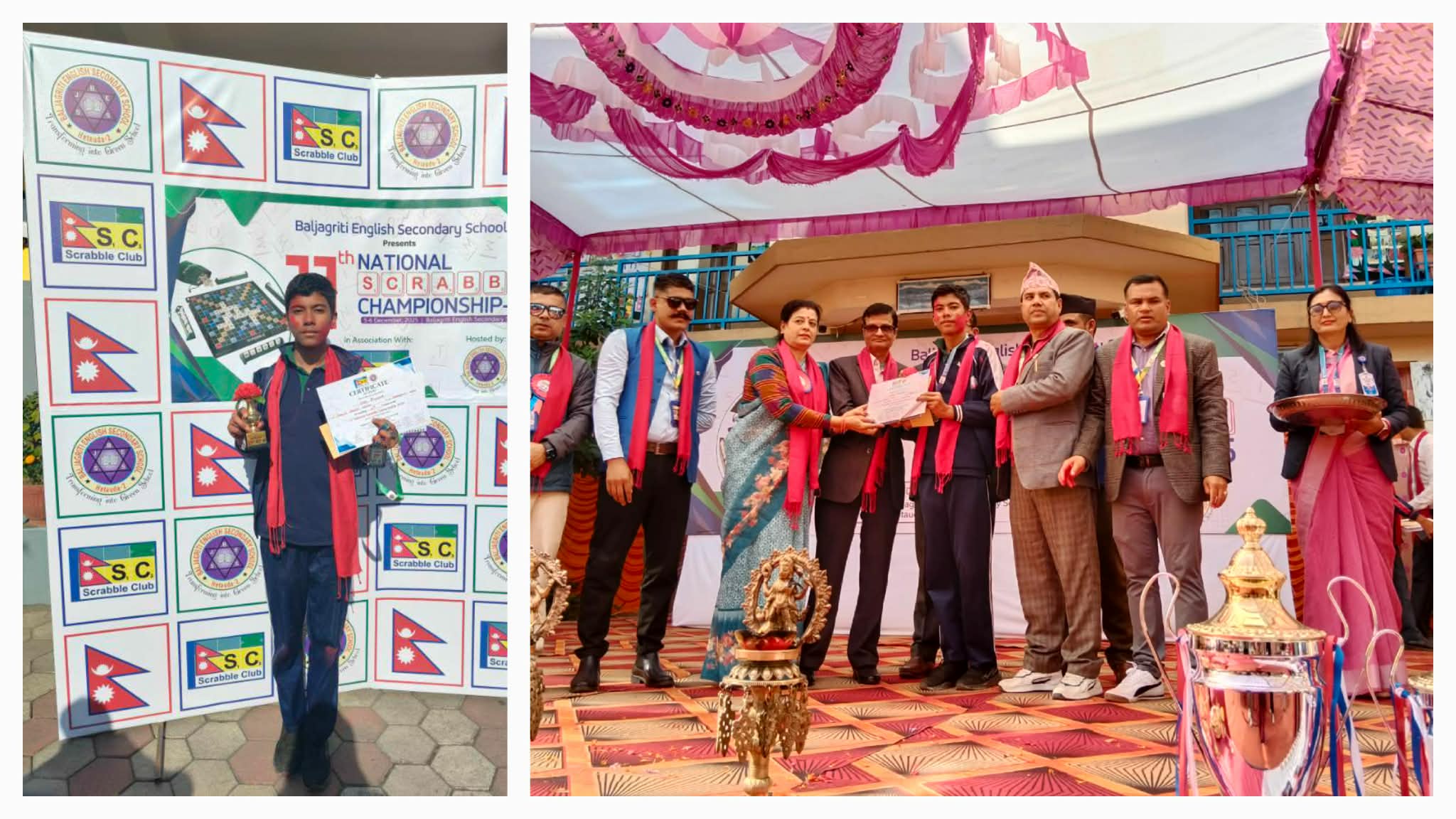 विनायक निकेतनका छात्र अन्तर्राष्ट्रय स्क्र्याबल च्याम्पियनसिप प्रतियोगितामा छनौट