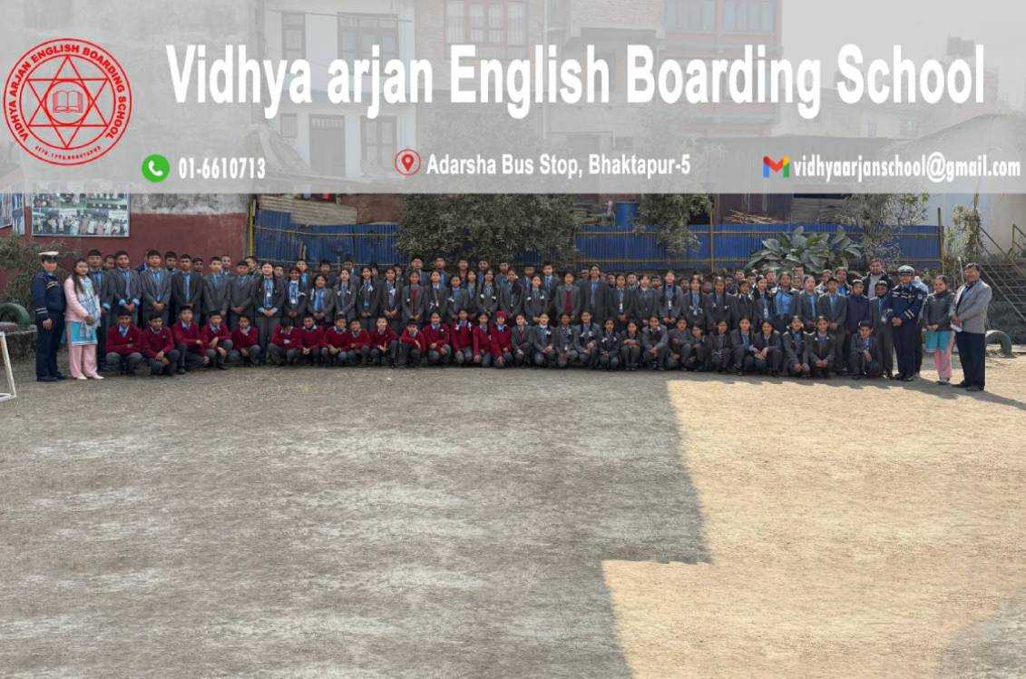 विद्या आर्जन स्कुलमा ट्राफिक सचेतना कार्यक्रम