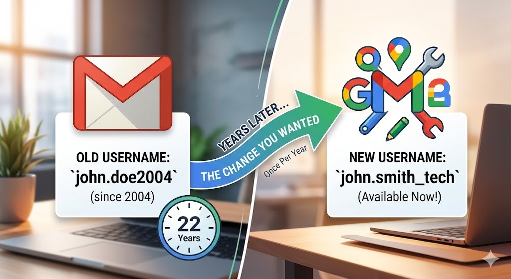 Gmail Finally Allows Users to Change Email Addresses After 22 Years
