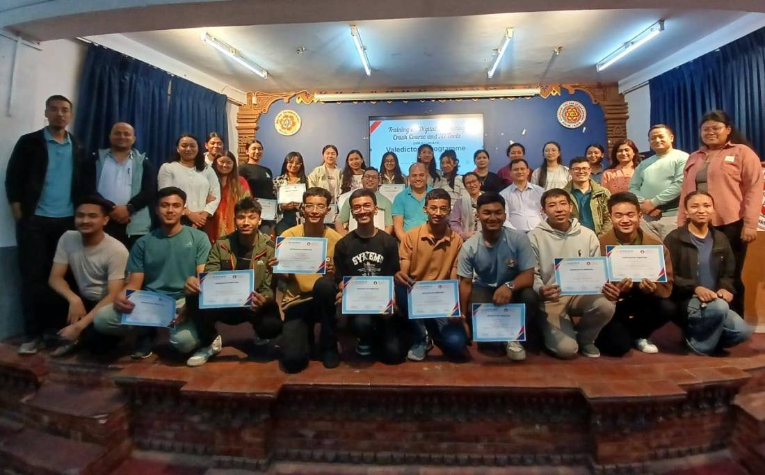 प्रविधिको सही उपयोग र समन्वयमा जोड दिँदै ८ दिने ‘डिजिटल मार्केटिङ र एआई’ तालिम सम्पन्न