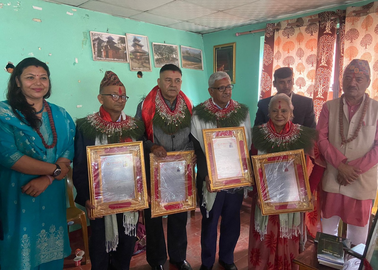 दक्षिणकालीमा चार स्रष्टा सम्मानित, ‘हाम्रो लघुकथा’ सङ्ग्रह लोकार्पण